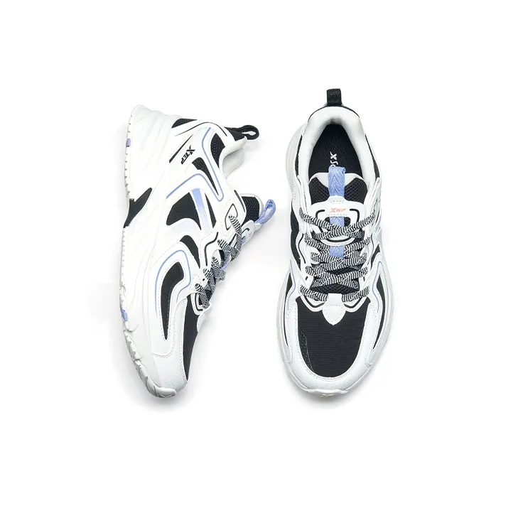 XTEP Absolute Dust 1.0 Low Top Running Shoes Women's Black White-2