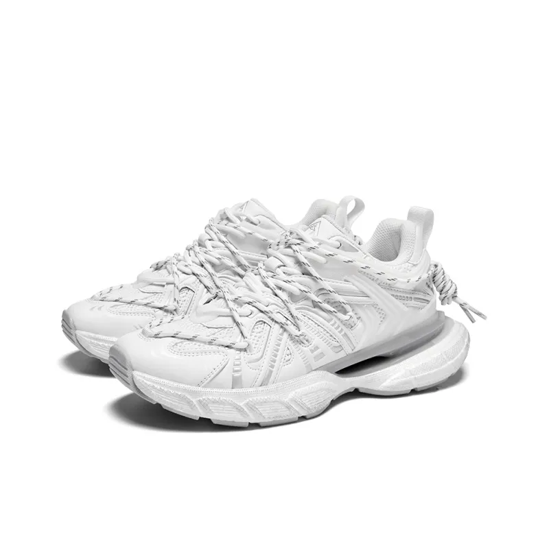 Masongarments Cage Series Abrasion Resistant, Breathable, Lightweight, Height Increasing Low Top Chunky Sneakers Unisex-33