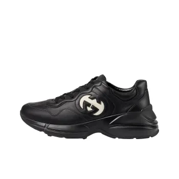 GUCCI Rhyton 'Interlocking G Black Ivory'