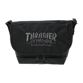Manhattan Portage Nylon Messenger Bag Shoulder Bag Small Size Men's Black