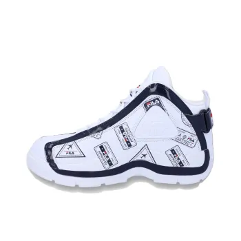 FILA Grant Hill 2 Durable Cushioning Low Top Training Shoes Men's White