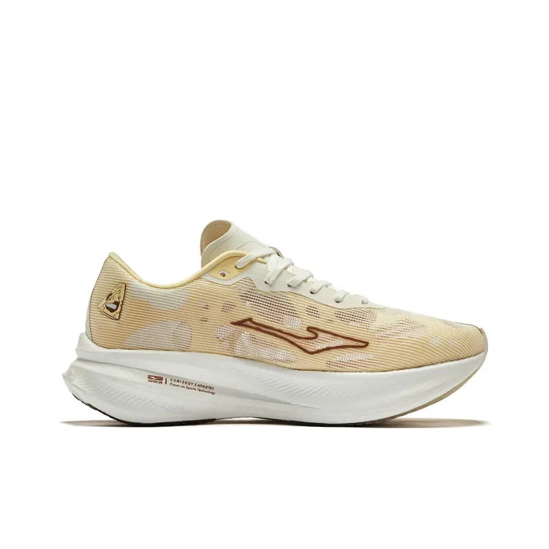 Erke Zhijing 1.0 Cushioning Anti Slip And Wear Resistant Low Top Running Shoes Men's Cheese Color-1
