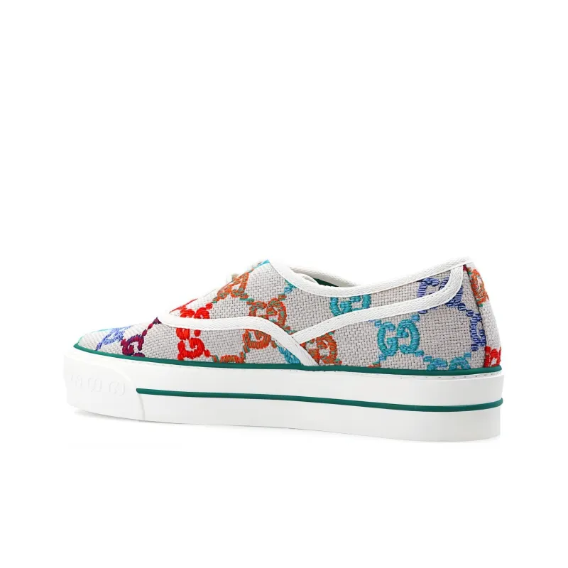 GUCCI Tennis 1977 Low 'GG Embroidered Logo Multi'-2