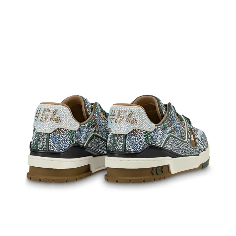 LOUIS VUITTON Trainers 'Grey Crystals'-2