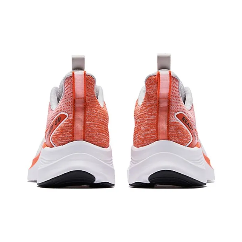 QIAODAN Light Speed 1.0 Cushioning Anti-Slip Wear-Resistant Breathability Low-Top Running Shoes Men's Orange-5