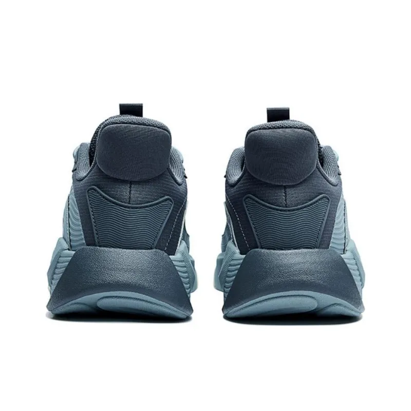 Anta Trendy Worship 4.0 Cushioning Wear Resistant Low Top Casual Shoes Unisex Smoke Coal Gray Gray-5