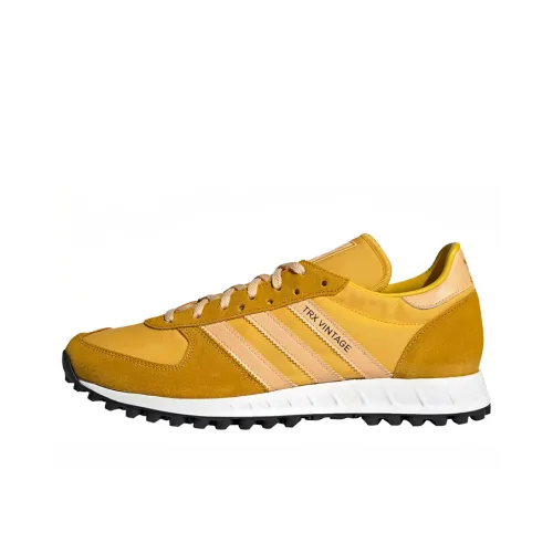 Adidas Originals TRX Vintage Running Shoes Men Low-Top Rough Gold/Cream White