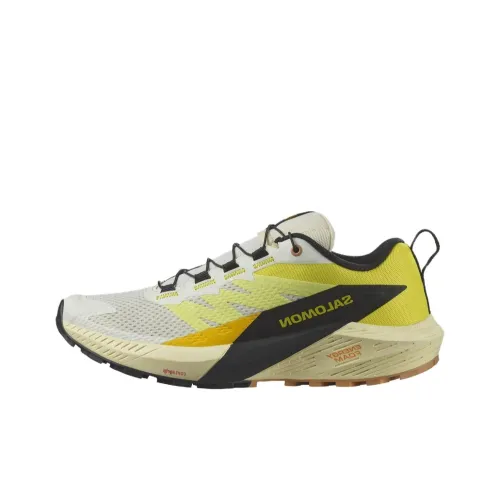 SALOMON Sense Ride 5 Running Shoes Women's Low-Top Yellow/Black