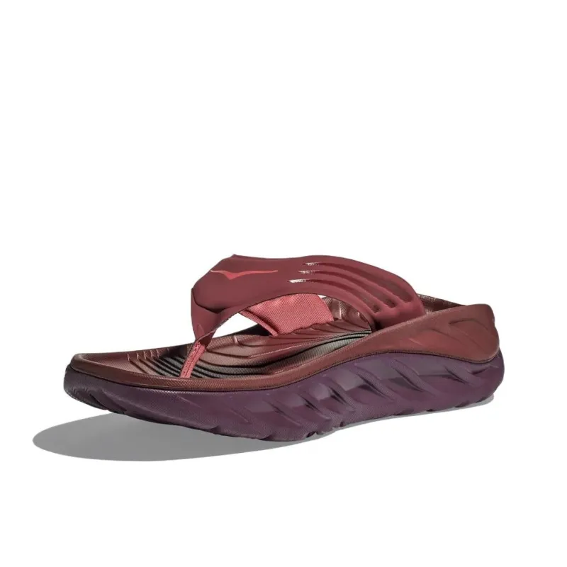 HOKA ONE ONE Ora Recovery Flip Slippers Women's Chestnut-2