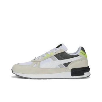 PUMA Graviton Pro Anti Slip Wear Resistant Low Top Sports Casual Shoes White Brown