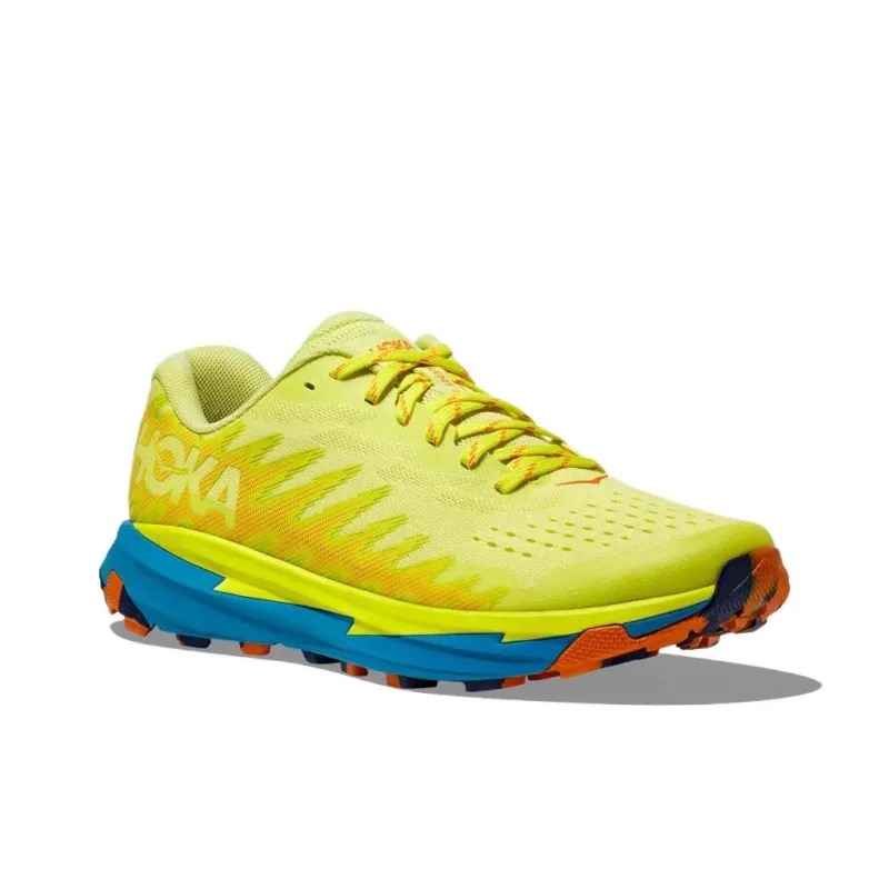 HOKA ONE ONE Torrent 3 Anti Slip Wear Resistant Low Top Running Shoes Men's Yellow-2