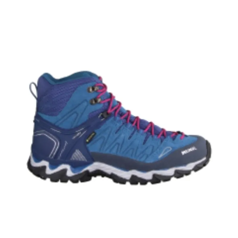 MEINDL Lite Hike Slip-Resistant High-Top Hiking Shoes Women's Blue-3