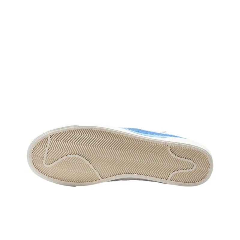 Nike Blazer Low 77 Jumbo Double Swoosh White University Blue-5