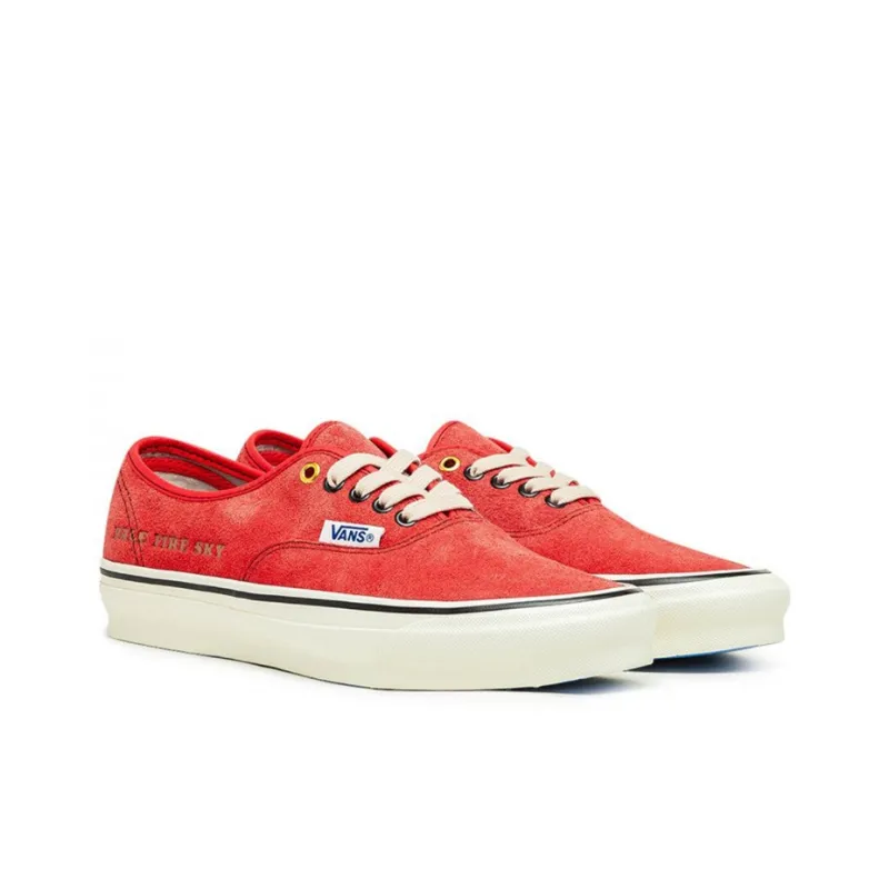 Vans Vault Og Authentic Sp Lx Julian Klincewicz Suede Cherry Red-2