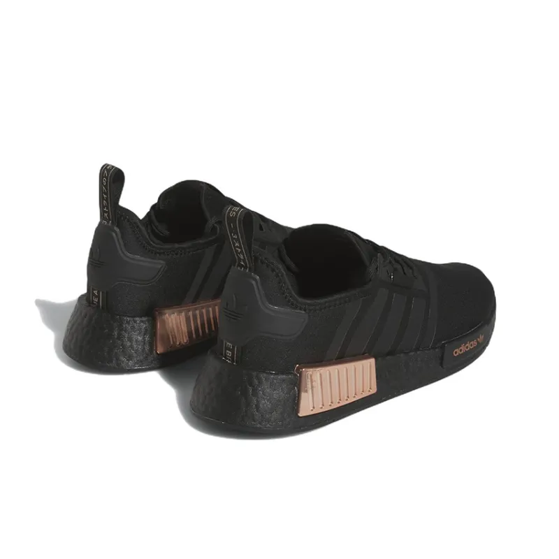 Adidas Nmd R1 Core Black Rose Gold Metallic Women's-3