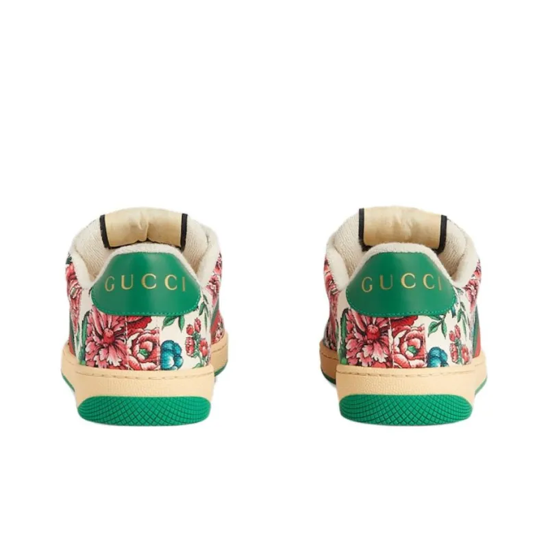 GUCCI Screener Low Top Skateboard Shoes Women's Multicolor-4