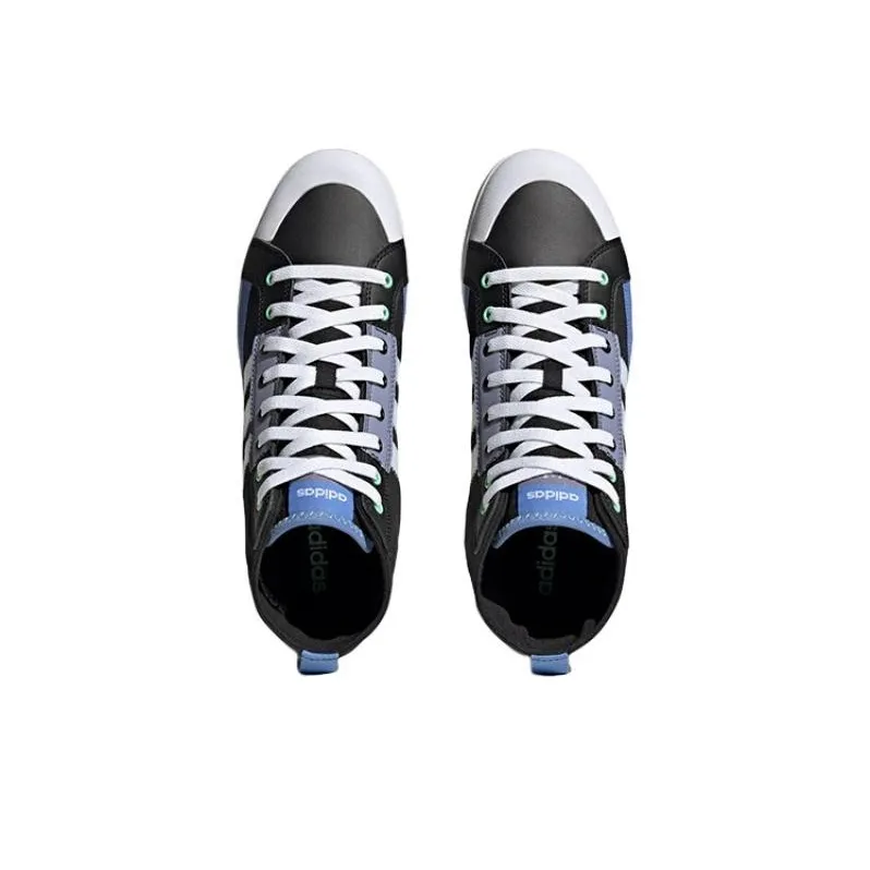 Adidas Neo City Canvas 'Black Blue'-4