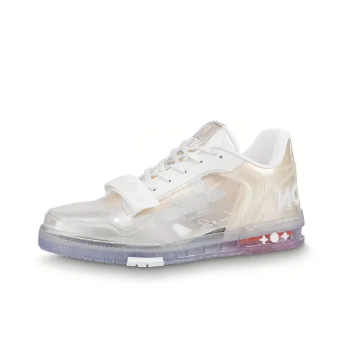 LOUIS VUITTON Trainer White Transparent