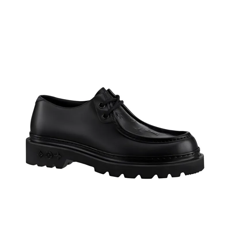 LOUIS VUITTON Major Loafers 'Black With Top Monogram'-1