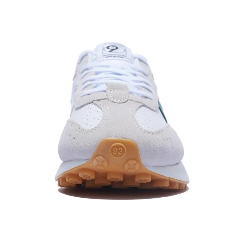LiNing Fangyuan Classic Abrasion Resistant Breathable Low Top Sports Casual Shoes Men's White Gray Green-4
