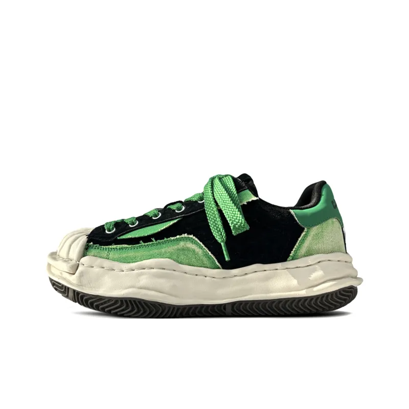 CJZKYUHU Lightweight And Breathable Low Top Skateboard Shoes Unisex Washed Green-0