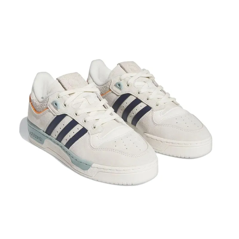 adidas originals Rivalry Low Off White Shadow Navy Linen Green-2
