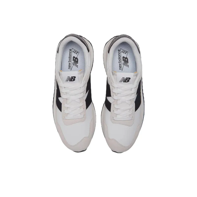 New Balance 237 Sea Salt Black White-3