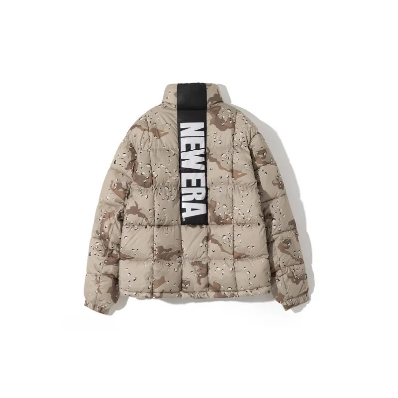 New Era Puffer Jacket Men's Khaki-1