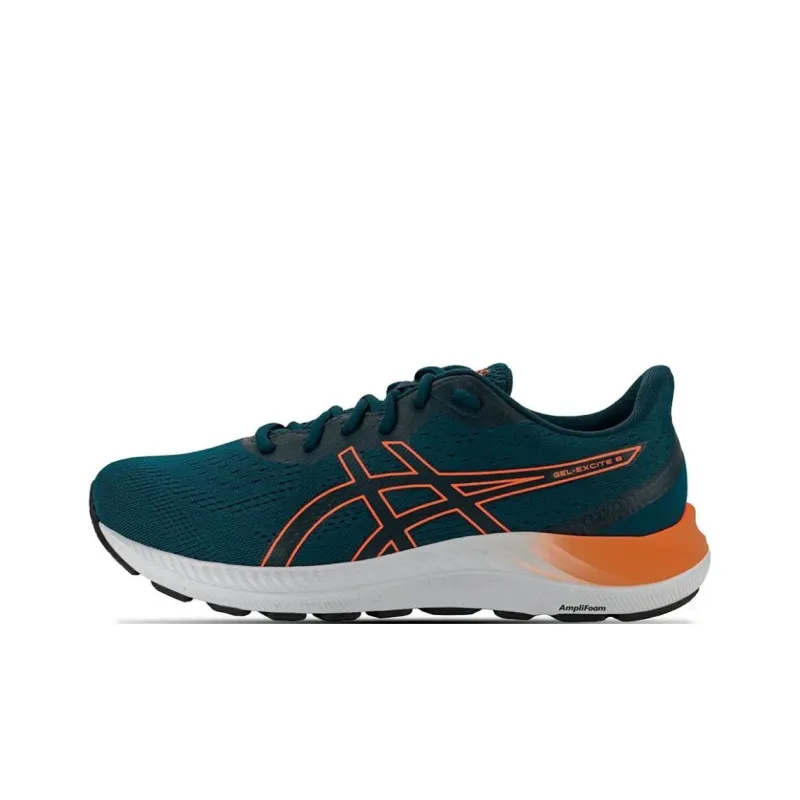 Asics Gel-Excite 8 Cushioning Anti-Slip And Wear-Resistant Low-Top Running Shoes Men's Blue Orange-0