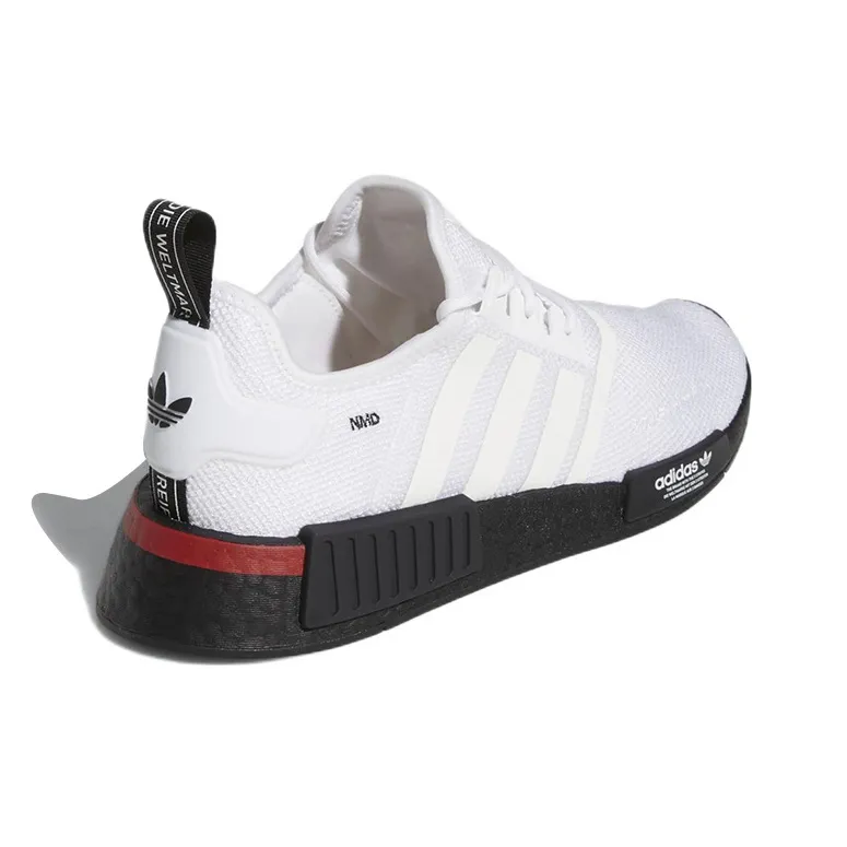 Adidas Nmd R1 Cloud White Core Black Scarlet-3