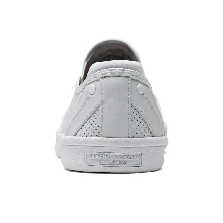 Skechers MARK NASON Knoxville Slip-Resistant Cushioning Wear-Resistant Low-Top Skateboard Shoes Snow White-2