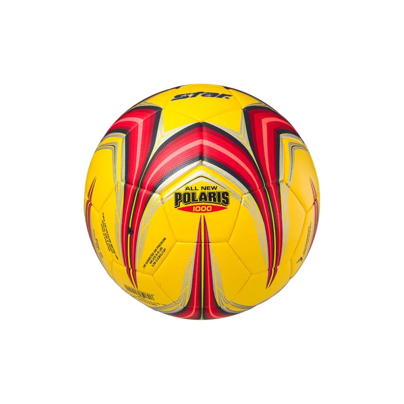 Star Size 5 Standard Ball Soccer PU Seamless Thermal bonding Unisex Red Yellow-2