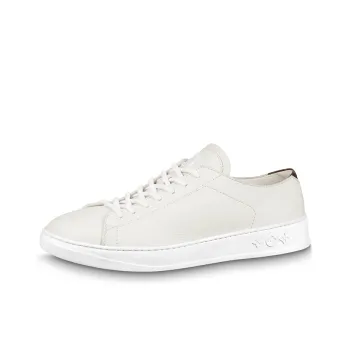 LOUIS VUITTON Resort Low Top Stylish Skateboarding Shoes Men's White
