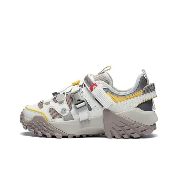 LiNing CF Linchuan V2 Dream Theme Show Model Anti Slip Wear Resistant Low Top Sports Casual Shoes Ecru Gray