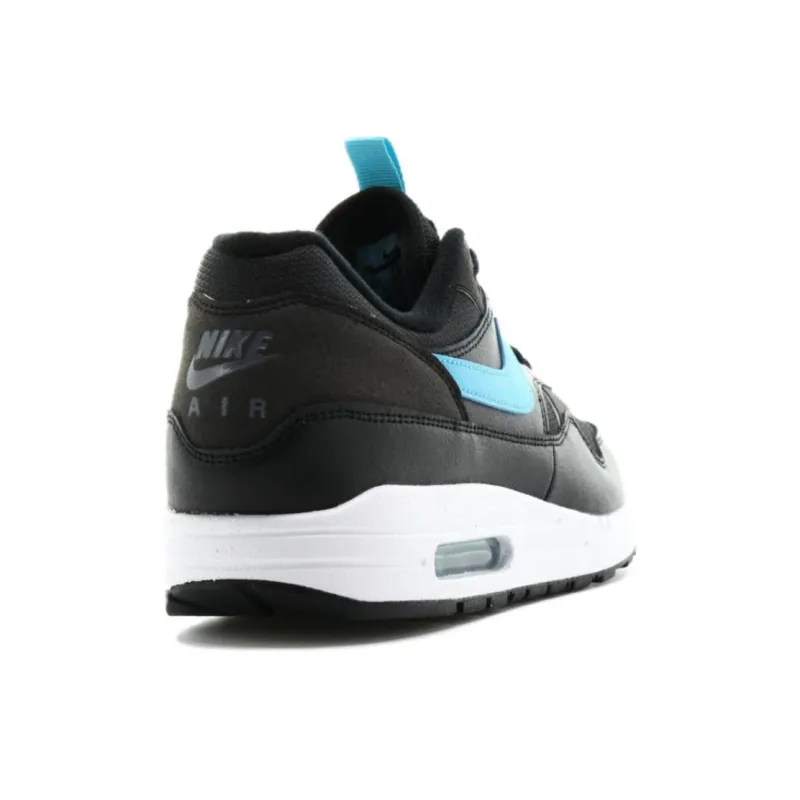 Nike Air Max 1 Tongue Tab Black Blue Fury-3