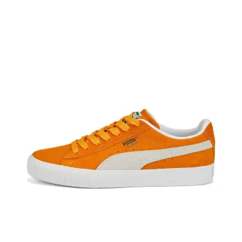 PUMA Suede Vulc Classic Shoes 'Orange White'