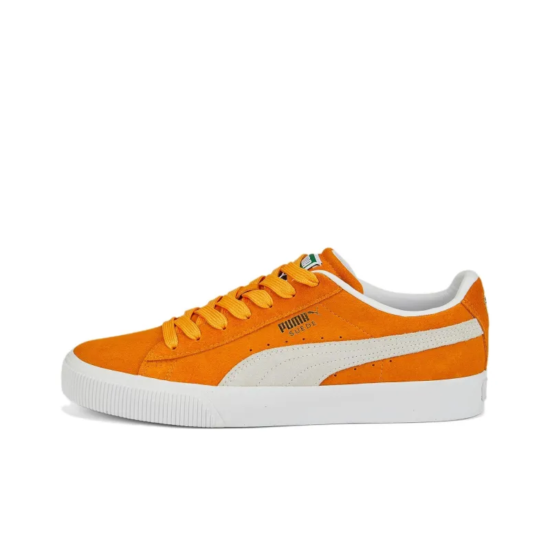 PUMA Suede Vulc Classic Shoes 'Orange White'-0