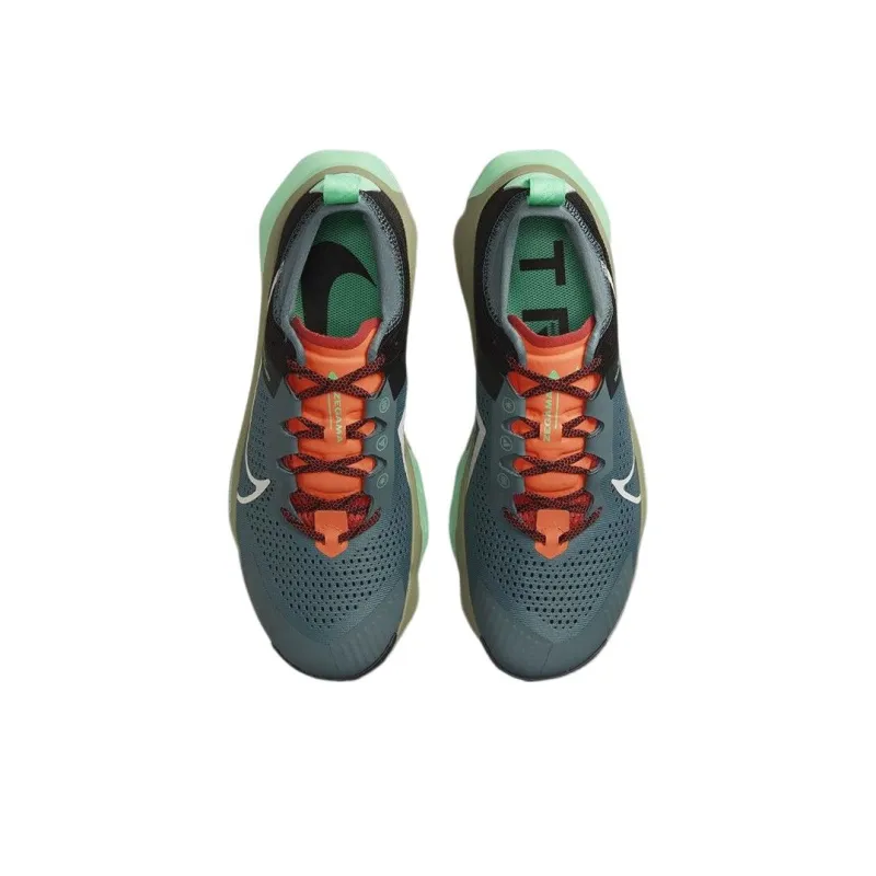 Nike ZoomX Zegama Trail Light Slate Grey Glow Green Bone Black-2