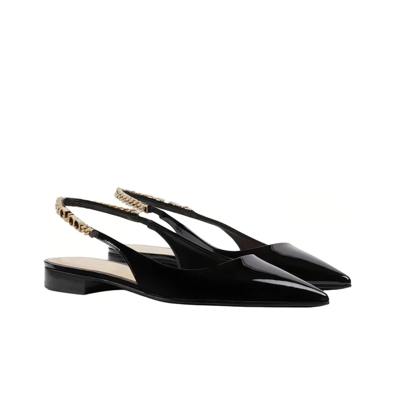 GUCCI Casual Single Shoes 1.5cm Women's Black-2