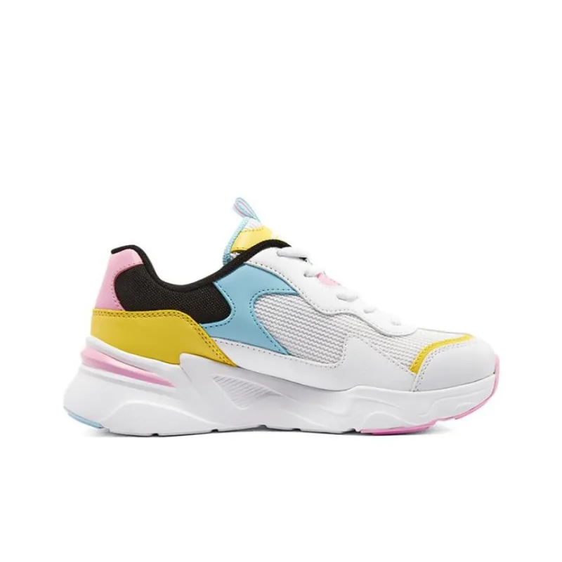 Skechers BOBS BAMINA Slip Resistant, Abrasion Resistant, Lightweight Low Top Casual Shoes Women's White Black Blue-1