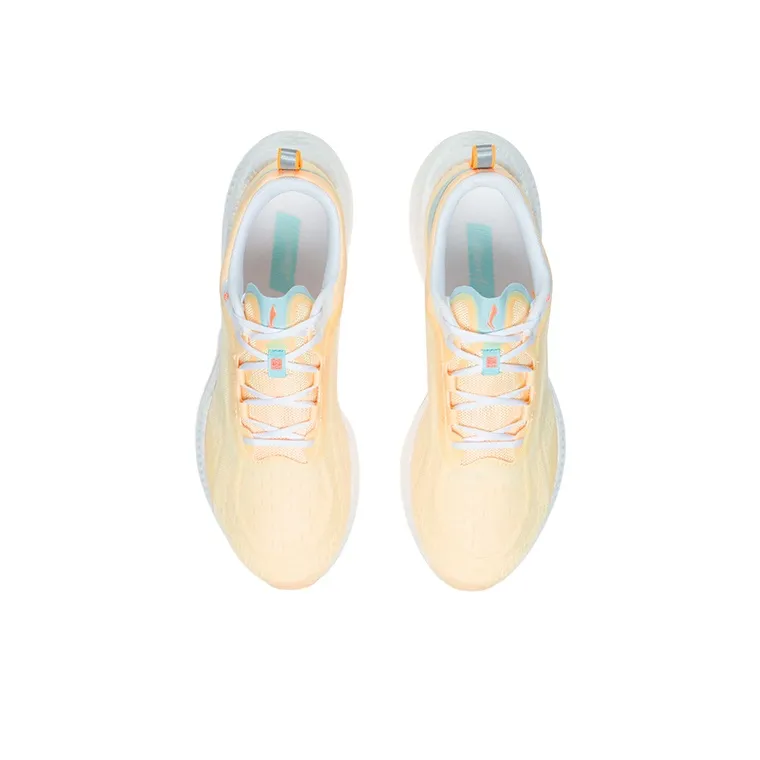 LiNing Super Light 19 Breathable And Lightweight Low Top Running Shoes Women's Fluorescent Milk Yellow-3