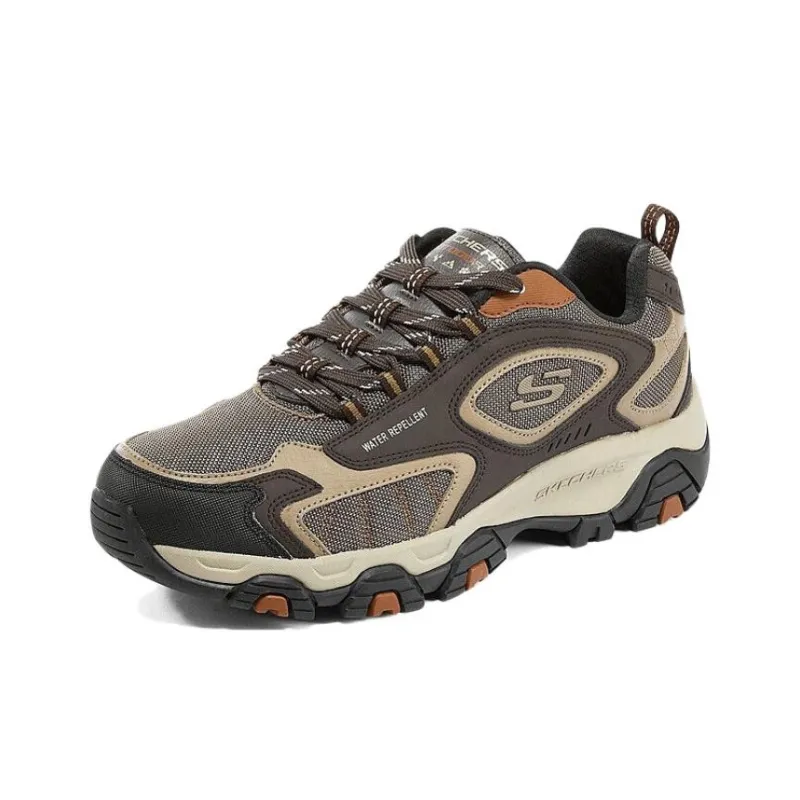 Skechers OUTDOOR Cushioning, Waterproof, And Breathable Support Low Top Casual Shoes Men's Chocolate-2
