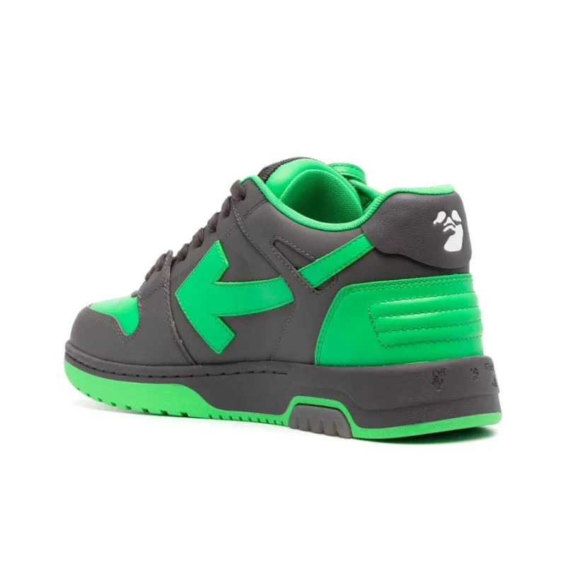 OFF WHITE Out Of Office Low Black Green Fluo-4