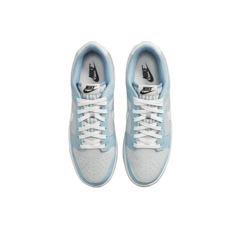 Nike Dunk Low Retro Fleece Swoosh Worn Blue-3