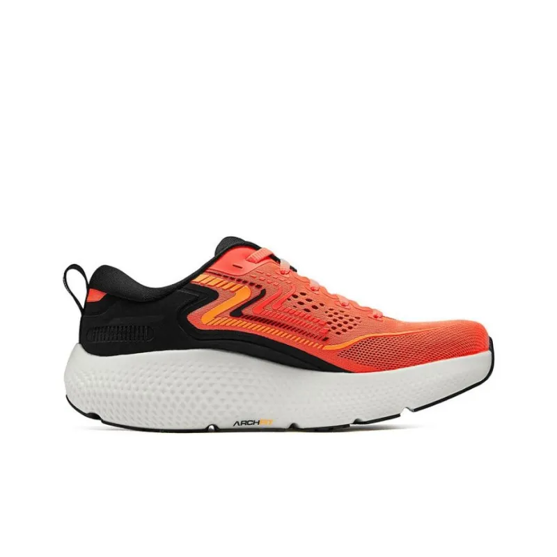 Skechers Arch Fit Durable Breathable Low Top Training Running Shoes Men's Orange White-1