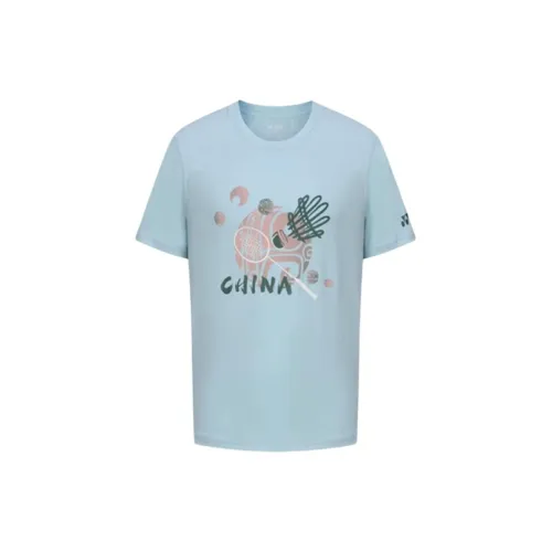 YONEX Badminton Jerseys Unisex Sky Cyan Blue