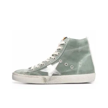 Golden Goose Francy Skateboard Shoes Women's High Top Green