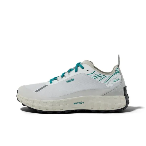 NORDA 001 Running Shoes Men Low-Top Vintage White/Green