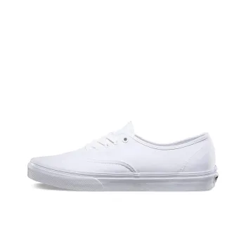 Vans Authentic Wear Resistant Full Coverage Lightweight Cushioning Low Top Canvas Shoes Unisex White
