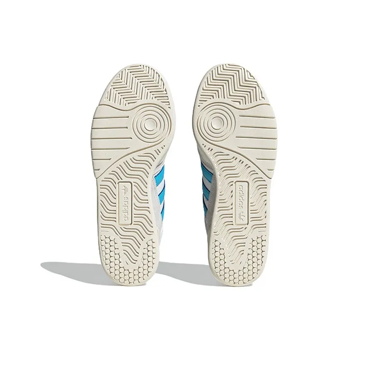 Adidas Originals Courtic Anti Slip And Wear Resistant Lightweight Low Top Skateboard Shoes Unisex Gray Blue-5